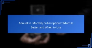 Annual vs. Monthly Subscriptions: Which Is Better and When to Use